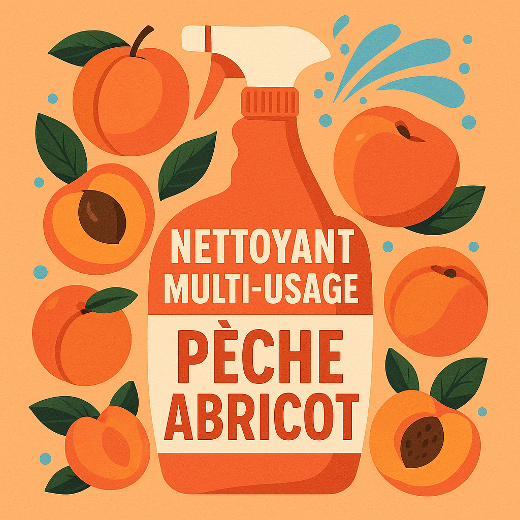 Nettoyant multi usage abricot pêche 1L