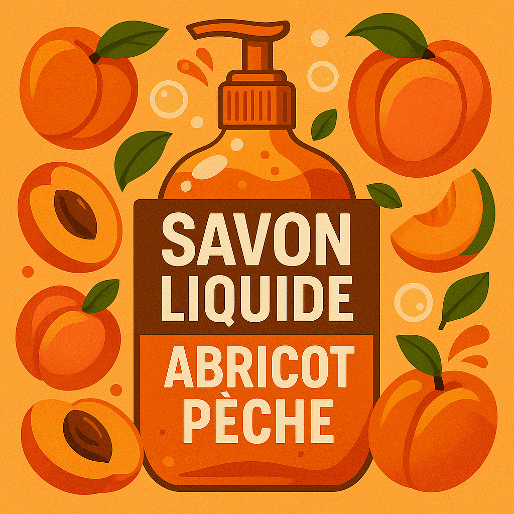 Savon liquide abricot pêche 300ml