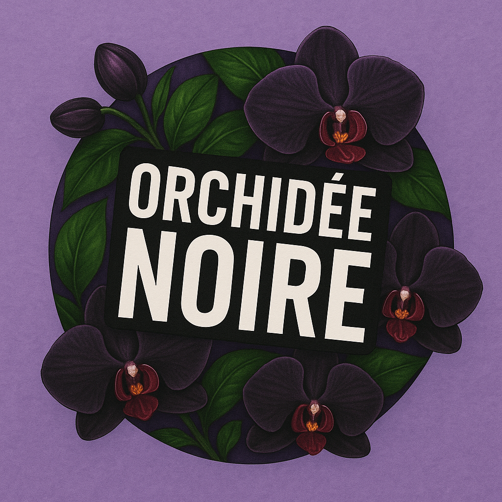 Savon solide orchidée noire