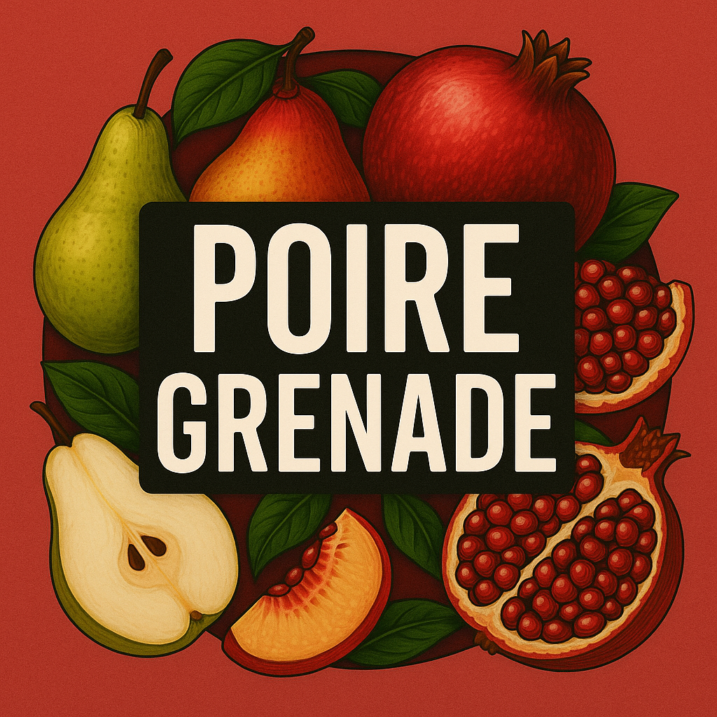 Savon solide poire grenade